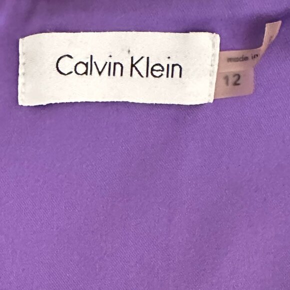 Calvin Klein Purple Cocktail Dress - Picture 10 of 11